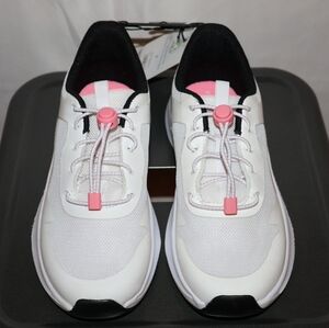 Athletic Works Little Girls' Bungee Mesh Jogger Sneakers. Size 2. NWT.